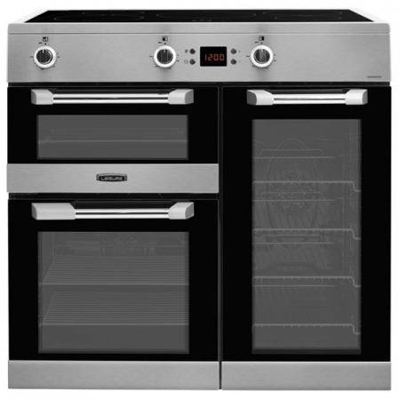 Leisure CS90D530X fornuis Range-fornuis Inductiekookplaat zones Roestvrijstaal A