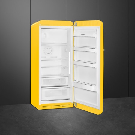 Smeg FAB28RYW5 combi-koelkast Vrijstaand 270 l D Geel - Afbeelding 8
