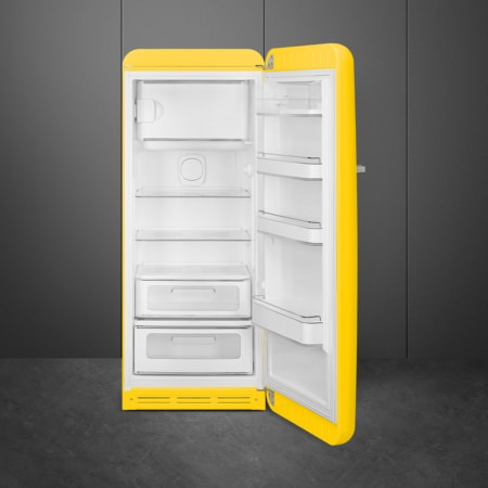 Smeg FAB28RYW5 combi-koelkast Vrijstaand 270 l D Geel - Afbeelding 7