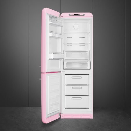 Smeg FAB32LPK5 koel-vriescombinatie Vrijstaand 331 l D Roze - Afbeelding 3