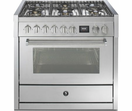 Steel GQ9S-6W gas fornuis met 6 branders, in meerdere kleuren