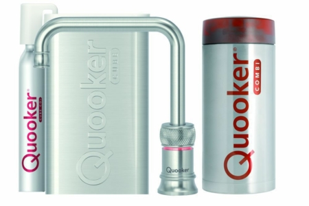 QUOOKER COMBI CLASSIC NORDIC SQUARE RVS + CUBE – 22CNSRVS