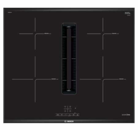 Bosch Serie 4 PIE695B15E kookplaat Zwart Ingebouwd 60 cm Inductiekookplaat zones 4 zone(s)