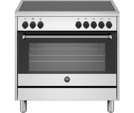Bertazzoni MPL95I1EXP inductie fornuis met 5 zones, rvs