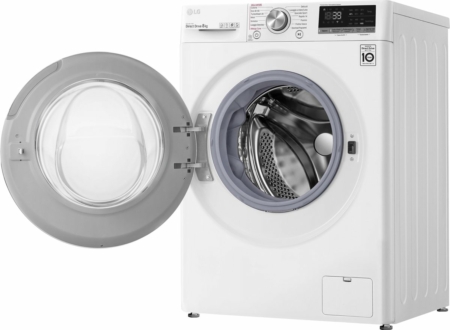 LG F4WV708S1E wasmachine Voorbelading 8 kg 1400 RPM Wit - Afbeelding 3