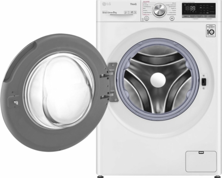 LG F4WV708S1E wasmachine Voorbelading 8 kg 1400 RPM Wit - Afbeelding 6