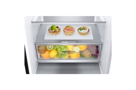 LG GBB72MCVCN1 koel-vriescombinatie Vrijstaand 384 l C Zwart - Afbeelding 14