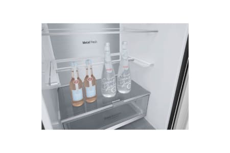 LG GBB72MCVCN1 koel-vriescombinatie Vrijstaand 384 l C Zwart - Afbeelding 15