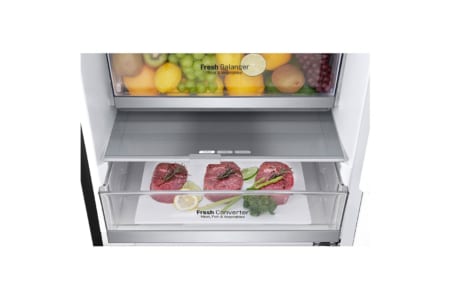 LG GBB72MCVCN1 koel-vriescombinatie Vrijstaand 384 l C Zwart - Afbeelding 13