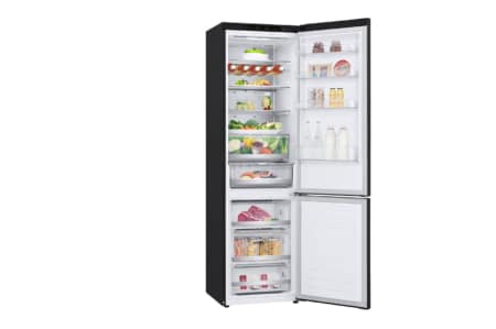LG GBB72MCVCN1 koel-vriescombinatie Vrijstaand 384 l C Zwart - Afbeelding 7