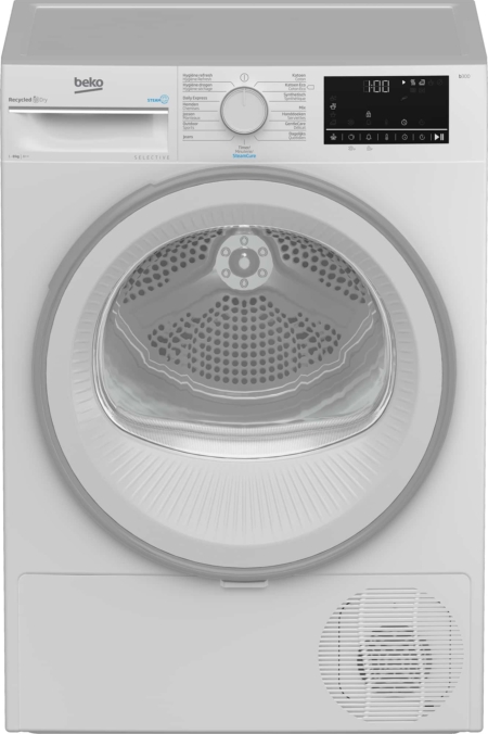 Beko B3T6823WS2 wasdroger Vrijstaand Voorbelading 8 kg A++ Wit