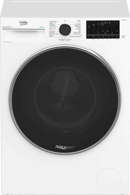 Beko B5WT5941082W wasmachine Voorbelading 9 kg 1400 RPM Wit - Afbeelding 8