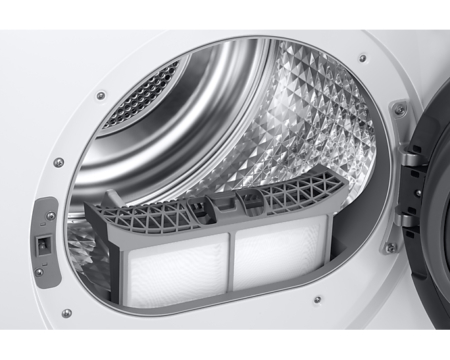 Samsung DV90T6240HH wasdroger Vrijstaand Voorbelading 9 kg A+++ Wit - Afbeelding 10