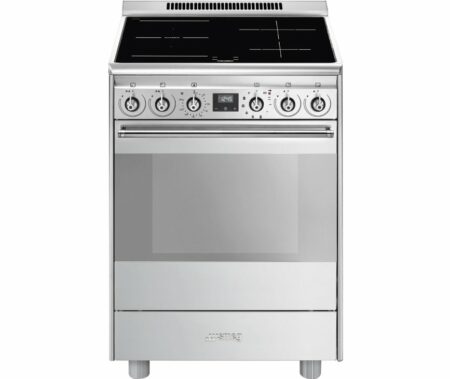 Smeg SCB61PIX9 inductie fornuis met 4 zones / zones, rvs