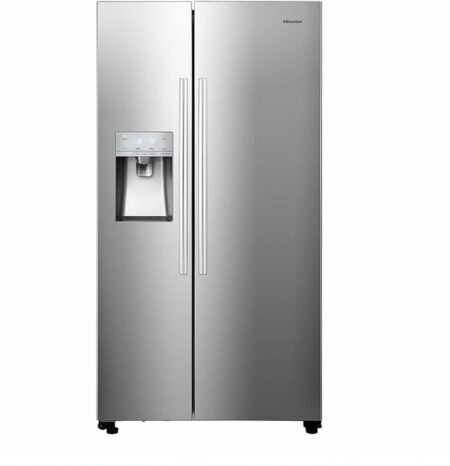 Hisense RS694N4ICF Freestanding American Side-by-Side Fridge Freezer - Total No Frost