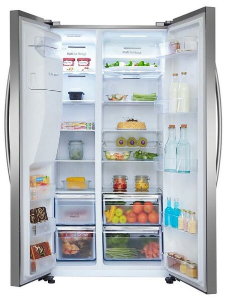 Hisense RS694N4ICF Freestanding American Side-by-Side Fridge Freezer - Total No Frost - Afbeelding 3