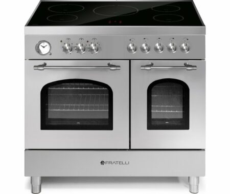 Fratelli VE2920I5FEMIXCR inductie fornuis met 5 zones / zones, rvs