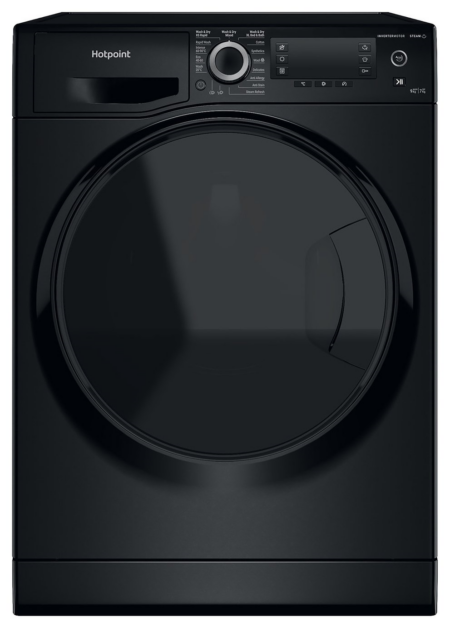 Hotpoint NDD9725BDAUK 9/7KG 1600 Spin Was-droogcombinatie - Zwart