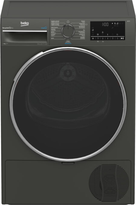 Beko B3T6823M2 wasdroger Vrijstaand Voorbelading 8 kg A++ Grijs - Afbeelding 7
