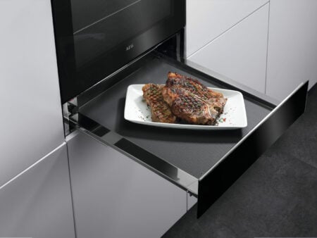 AEG KDK911424T warmhoudladen & kasten 6 couverts 815 W Zwart - Afbeelding 3