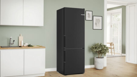 Bosch Serie 4 KGN49VXCT koel-vriescombinatie Vrijstaand 440 l C Roestvrijstaal - Afbeelding 3