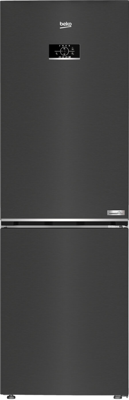 Beko B3RCNA364HXBR koel-vriescombinatie Vrijstaand 316 l E Zwart - Afbeelding 8