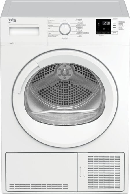 OP=OP - Beko DCU8235BXT2 wasdroger Vrijstaand Voorbelading 8 kg B Wit - Afbeelding 5