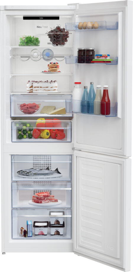 Beko RCNA366E60WN koel-vriescombinatie Vrijstaand 348 l C Wit - Afbeelding 4