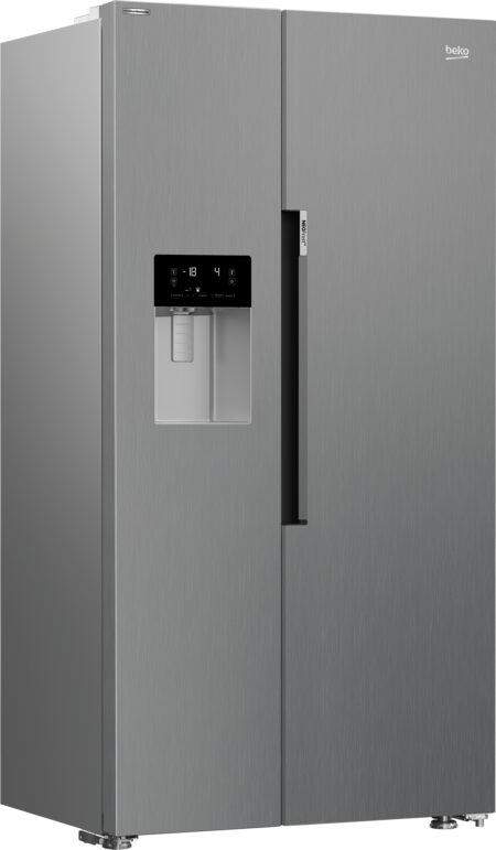 Beko GN162340XBN amerikaanse koelkast Vrijstaand 571 l E Roestvrijstaal - Afbeelding 3