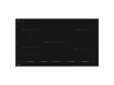 Sharp KH9I40CS00EU  kookplaat Zwart Ingebouwd 90 cm Inductiekookplaat zones 5 zone(s) - Afbeelding 3