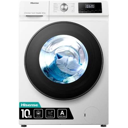 Hisense WDQA1014EVJM Was-droogcombinatie Vrijstaand Voorbelading Wit D - Afbeelding 8