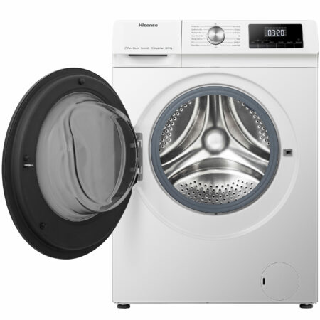 Hisense WDQA1014EVJM Was-droogcombinatie Vrijstaand Voorbelading Wit D - Afbeelding 4