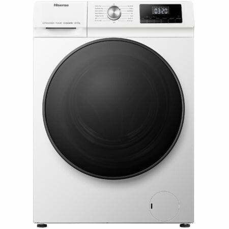 Hisense WDQA1014EVJM Was-droogcombinatie Vrijstaand Voorbelading Wit D - Afbeelding 3