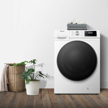 Hisense WDQA1014EVJM Was-droogcombinatie Vrijstaand Voorbelading Wit D - Afbeelding 6