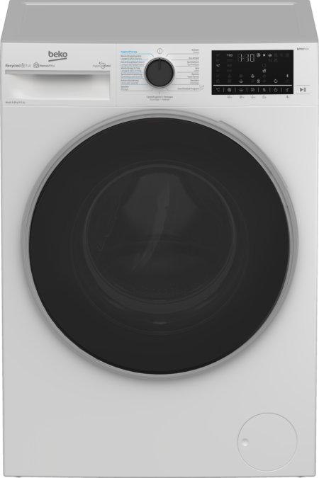 Beko B3DT58447W Vrijstaande was-droogcombinatie 8 Kg wassen / 5 Kg drogen 1400 tpm