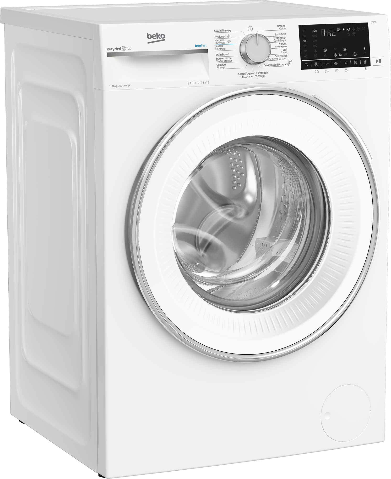 Beko B3WT59410W2 wasmachine Voorbelading 9 kg 1400 RPM Wit DHZBEKO071 - Afbeelding 5