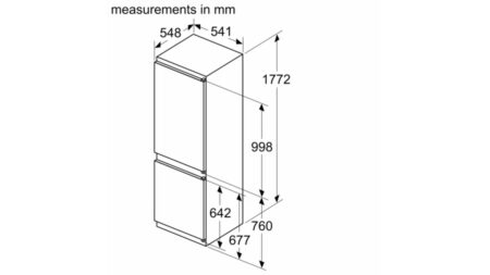 Neff KI7862SE0 koel-vriescombinatie Ingebouwd 260 l E DHZ35 - Afbeelding 15