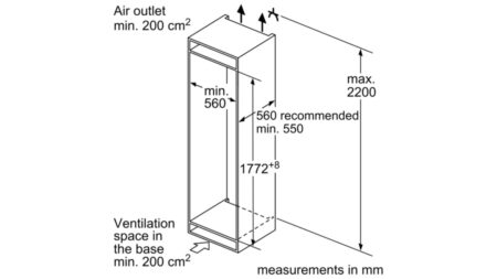 Neff KI7862SE0 koel-vriescombinatie Ingebouwd 260 l E DHZ35 - Afbeelding 14
