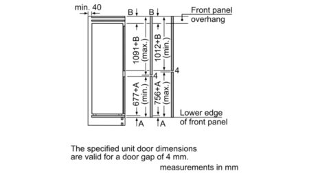Neff KI7862SE0 koel-vriescombinatie Ingebouwd 260 l E DHZ35 - Afbeelding 13