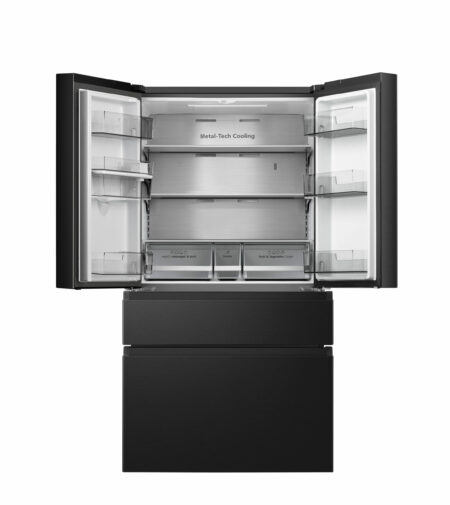 Hisense RF749N4WFF amerikaanse koelkast Vrijstaand 579 l F Zwart DHZ1754 - Afbeelding 3