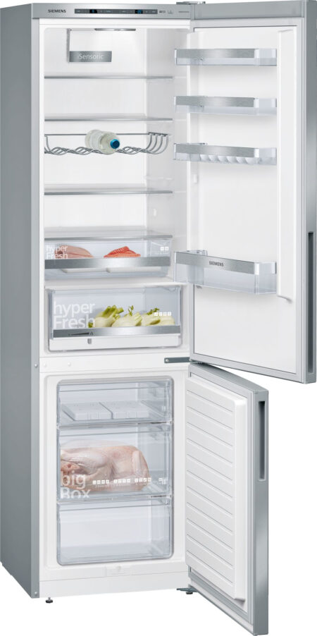 Siemens iQ500 KG39EAICA koel-vriescombinatie Vrijstaand 343 l C Zilver - Afbeelding 5