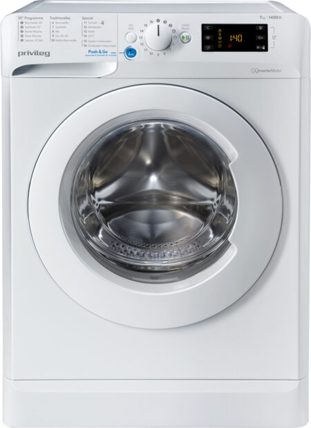 Privileg PWF X 743 N wasmachine Voorbelading 7 kg 1351 RPM Wit ewo137 - Afbeelding 4
