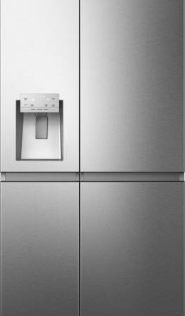 Hisense RS818N4IIE amerikaanse koelkast Vrijstaand 632 l E Roestvrijstaal doosschade DHZ4732