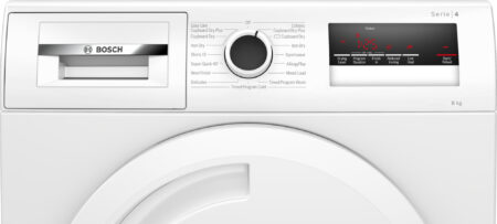 Bosch Serie 4 WTN83201GB wasdroger Vrijstaand Voorbelading 8 kg B Wit DHZ1528 - Afbeelding 4
