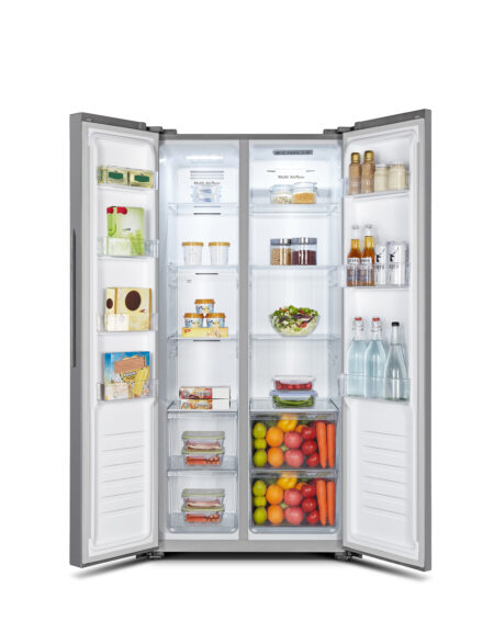 Fridgemaster MS83430ES amerikaanse koelkast Vrijstaand 441 l E Zilver - Afbeelding 4