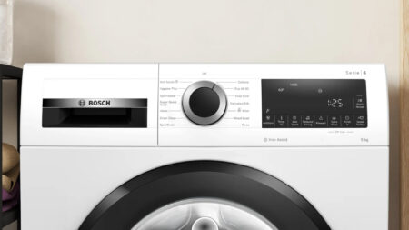 Bosch Serie 6 WGG24400GB wasmachine Voorbelading 9 kg 1400 RPM Wit DHZ502 - Afbeelding 3