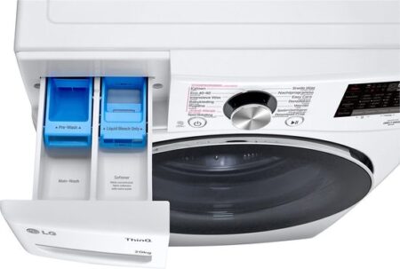 LG LC0R2N2 - Wasmachine, 20KG, C, 1000 TPM , AI DD, Direct Drive Motor, Turbowash, Steam, SmarThinQ, - Afbeelding 4