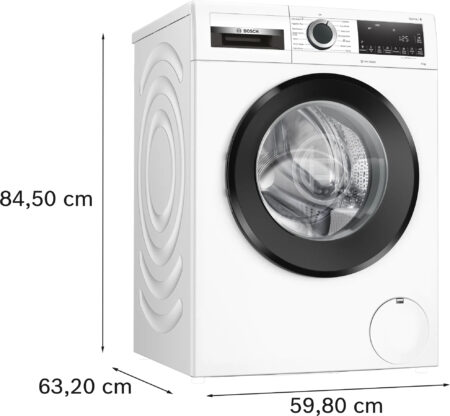 Bosch Serie 6 WGG24400GB wasmachine Voorbelading 9 kg 1400 RPM Wit DHZ502 - Afbeelding 6