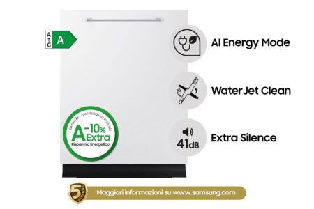 Samsung DW60CG880B00ET vaatwasser Volledig ingebouwd 14 couverts A - EWO1164 - Afbeelding 3