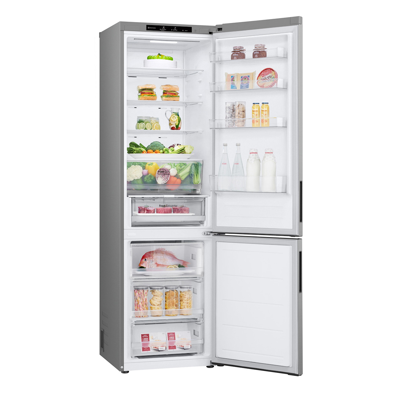 LG GBV22NCBPY koel-vriescombinatie Vrijstaand 387 l B Zilver DHZ5118 - Afbeelding 3